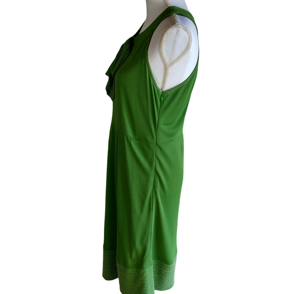 tibi Womens Halter neck A-line Mini Casual Dress Green Size 2 - Picture 3 of 8